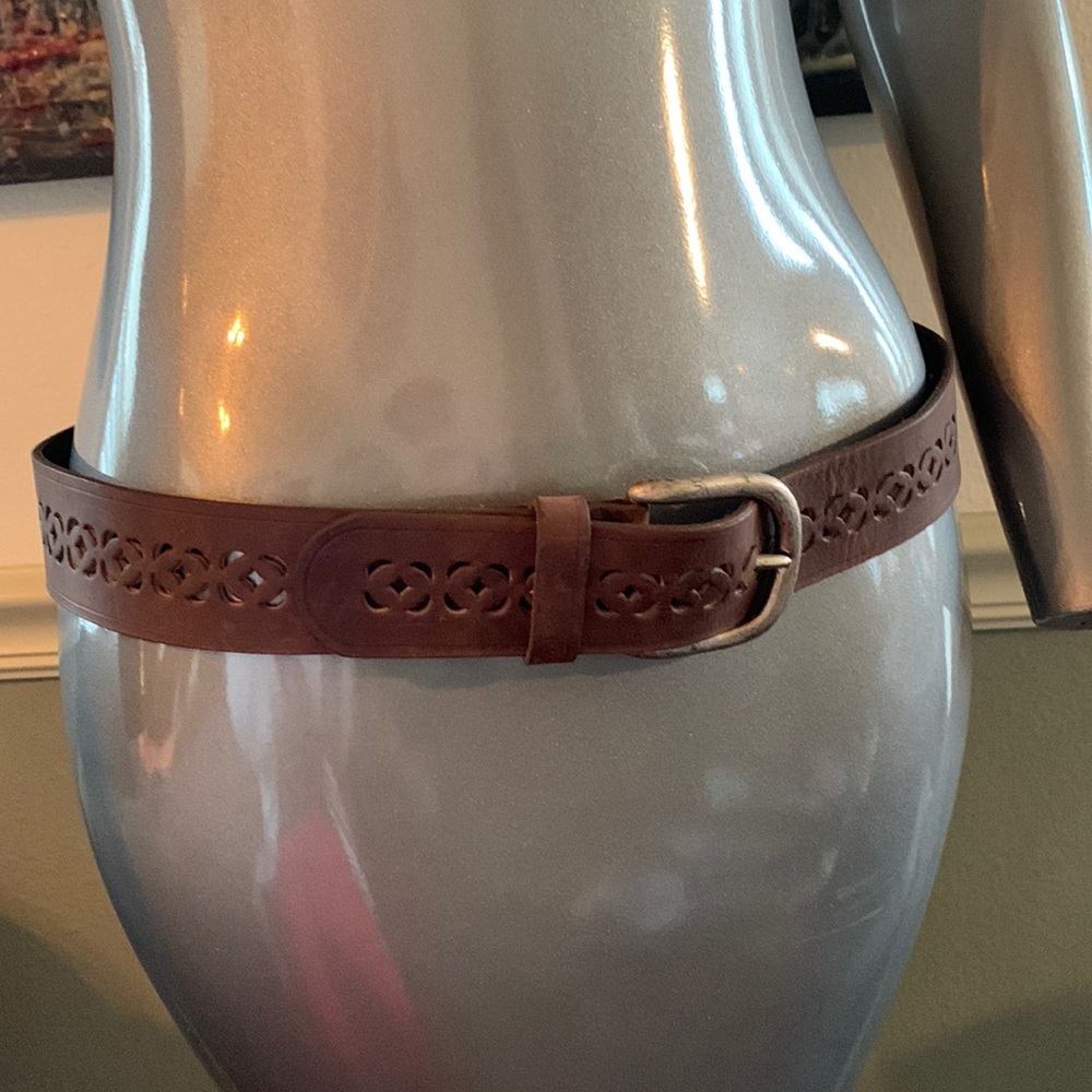 Vermillion Canada Genuine Leather 1 1/2 inch Belt